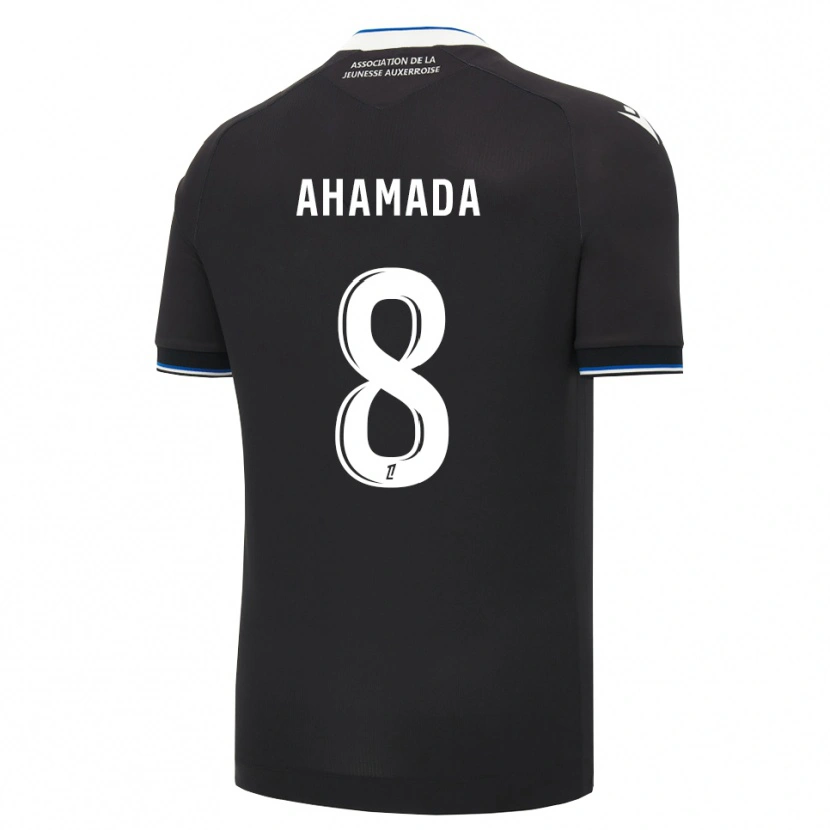 Danxen Kvinder Naouirou Ahamada #8 Sort Blå Hvid Udebane Spillertrøjer 2026/27 Trøje T-Shirt