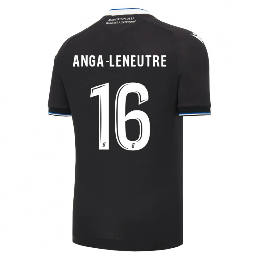 Danxen Kvinder Nathan Anga-Leneutre #16 Sort Blå Hvid Udebane Spillertrøjer 2026/27 Trøje T-Shirt