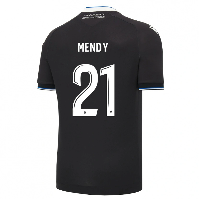Danxen Kvinder Tony Mendy #21 Sort Blå Hvid Udebane Spillertrøjer 2026/27 Trøje T-Shirt