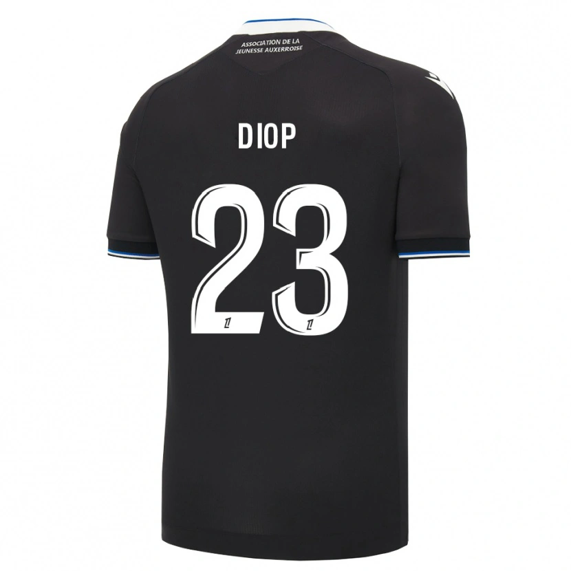 Danxen Kvinder Mamadou Diop #23 Sort Blå Hvid Udebane Spillertrøjer 2026/27 Trøje T-Shirt
