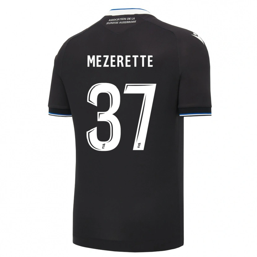 Danxen Kvinder Louis Mezerette #37 Sort Blå Hvid Udebane Spillertrøjer 2026/27 Trøje T-Shirt