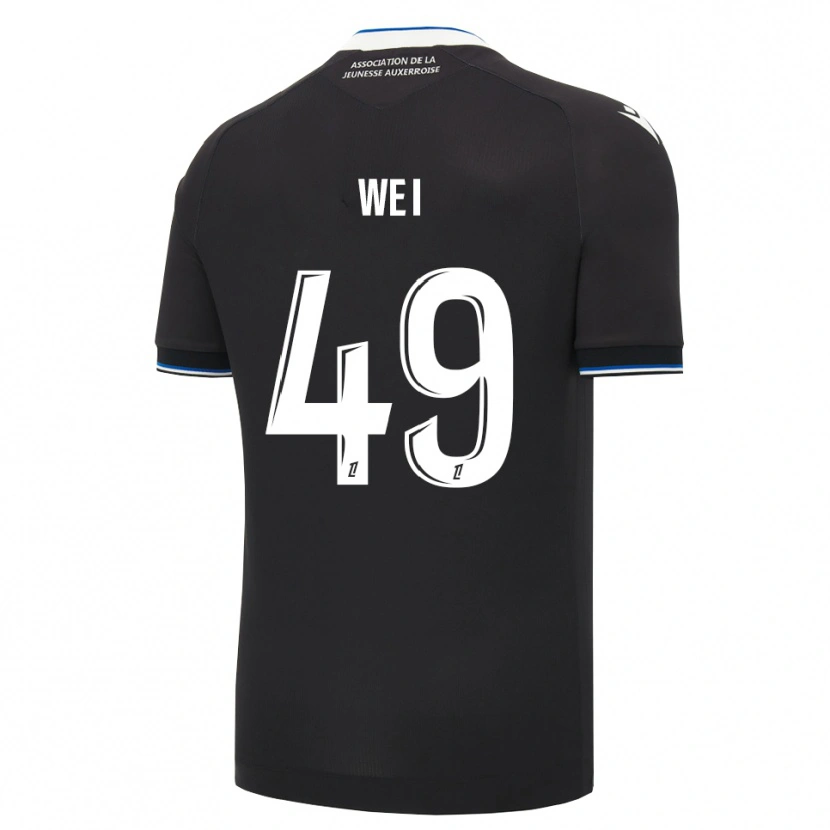 Danxen Kvinder Xiangxin Wei #49 Sort Blå Hvid Udebane Spillertrøjer 2026/27 Trøje T-Shirt