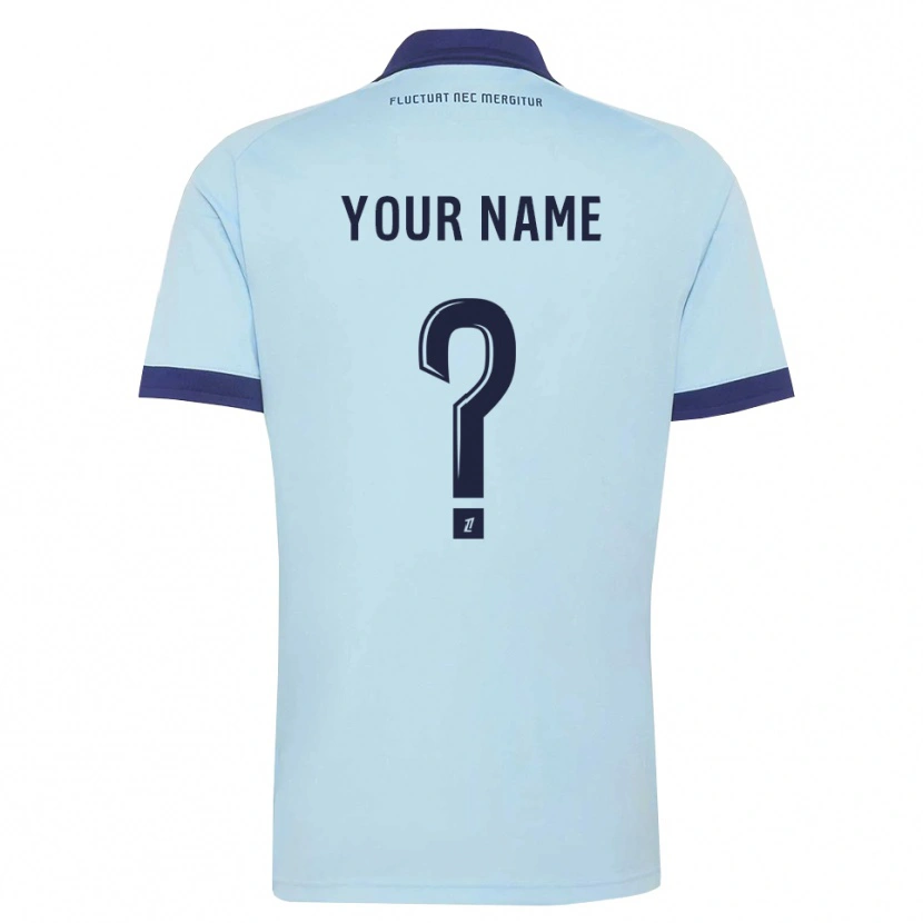 Danxen Kvinder Dit Navn #0 Kornblomstblå Sort Udebane Spillertrøjer 2026/27 Trøje T-Shirt