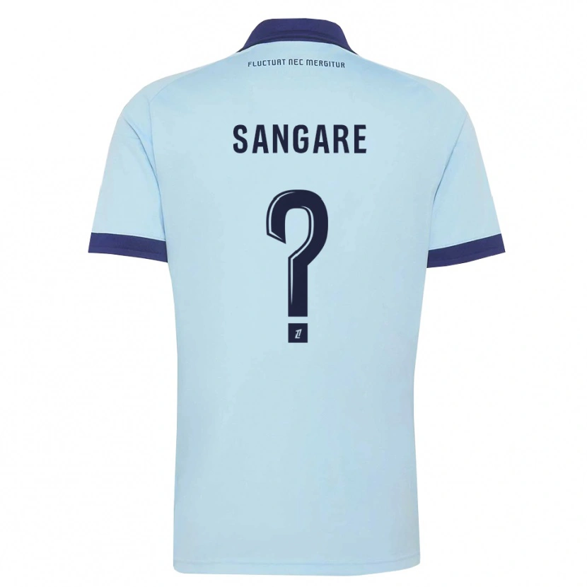 Danxen Kvinder Hawa Sangare #0 Kornblomstblå Sort Udebane Spillertrøjer 2026/27 Trøje T-Shirt