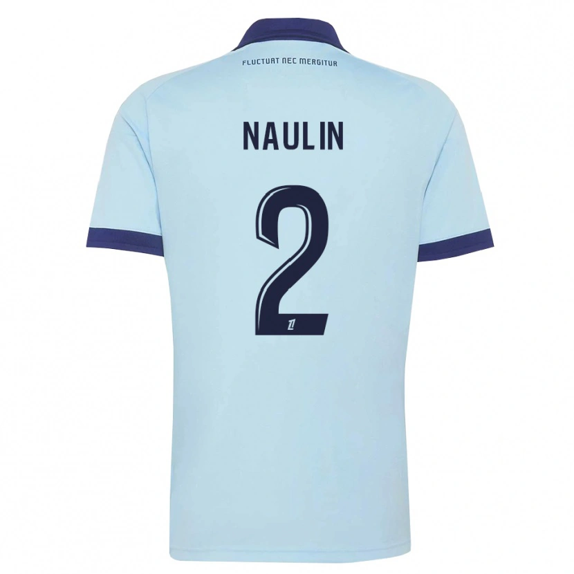 Danxen Kvinder Ethan Naulin #2 Kornblomstblå Sort Udebane Spillertrøjer 2026/27 Trøje T-Shirt