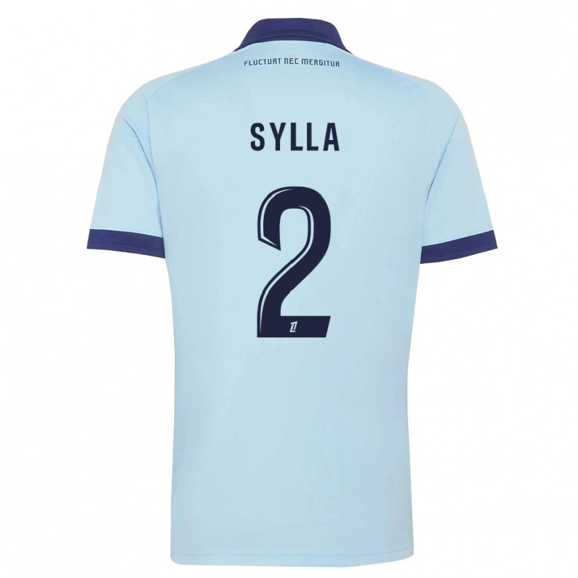 Danxen Kvinder Mohamed Sylla #2 Kornblomstblå Sort Udebane Spillertrøjer 2026/27 Trøje T-Shirt