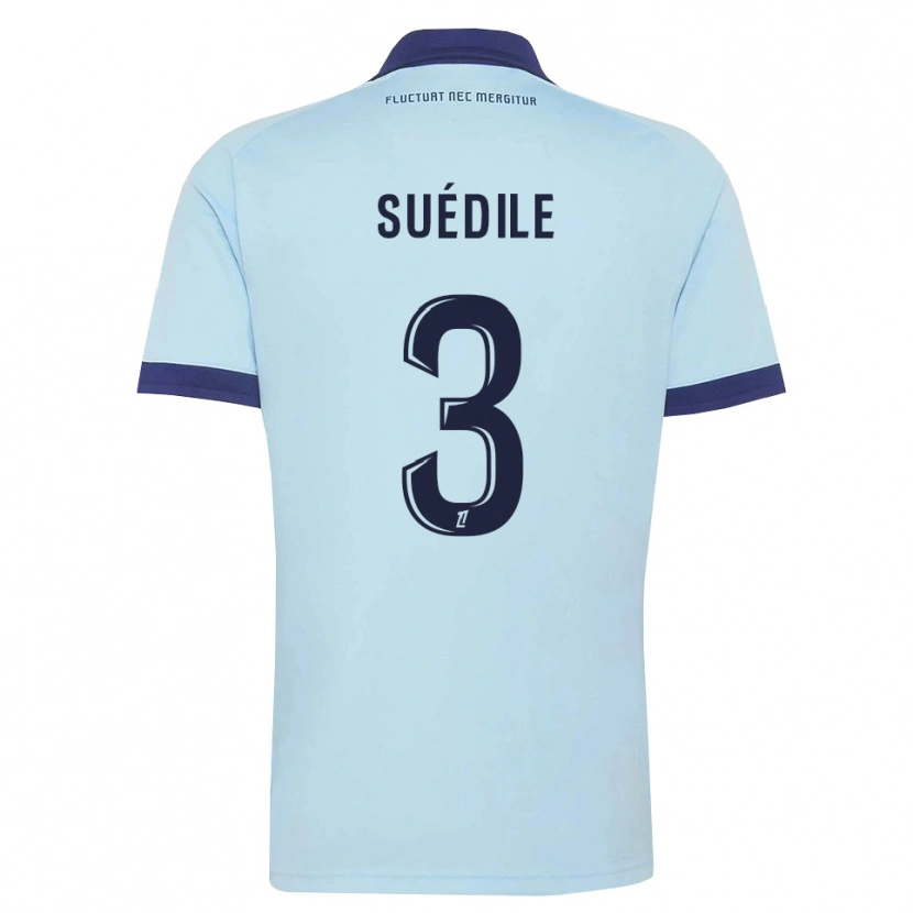 Danxen Kvinder Layvin Suédile #3 Kornblomstblå Sort Udebane Spillertrøjer 2026/27 Trøje T-Shirt