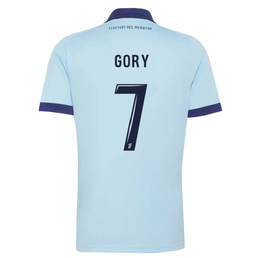 Danxen Kvinder Alimami Gory #7 Kornblomstblå Sort Udebane Spillertrøjer 2026/27 Trøje T-Shirt
