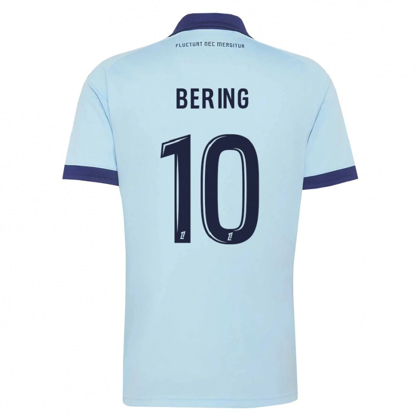 Danxen Kvinder Aymerick Bering #10 Kornblomstblå Sort Udebane Spillertrøjer 2026/27 Trøje T-Shirt