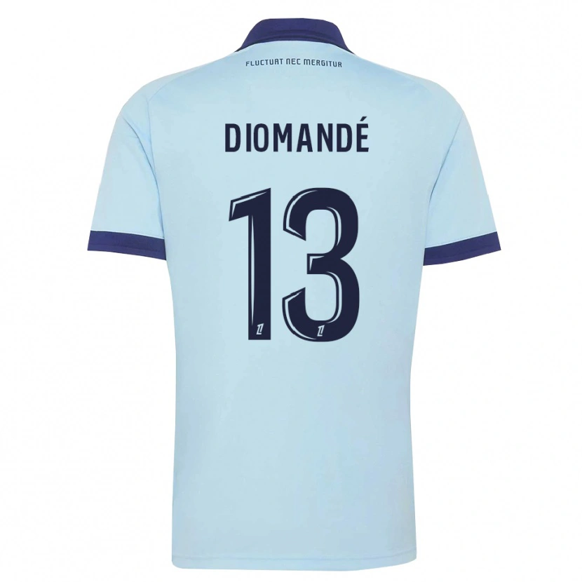 Danxen Kvinder Vassancy Diomandé #13 Kornblomstblå Sort Udebane Spillertrøjer 2026/27 Trøje T-Shirt