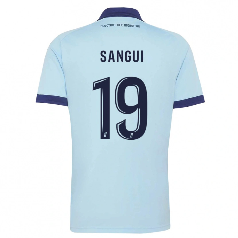 Danxen Kvinder Nhoa Sangui #19 Kornblomstblå Sort Udebane Spillertrøjer 2026/27 Trøje T-Shirt