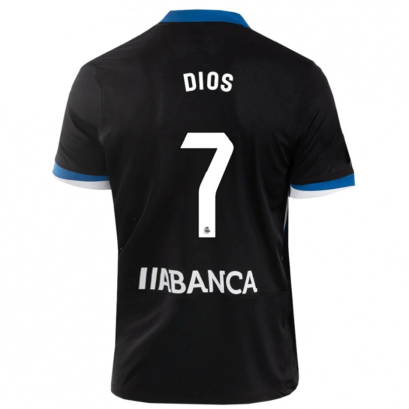 Danxen Kvinder Eva Dios #7 Sort Blå Hvid Udebane Spillertrøjer 2026/27 Trøje T-Shirt