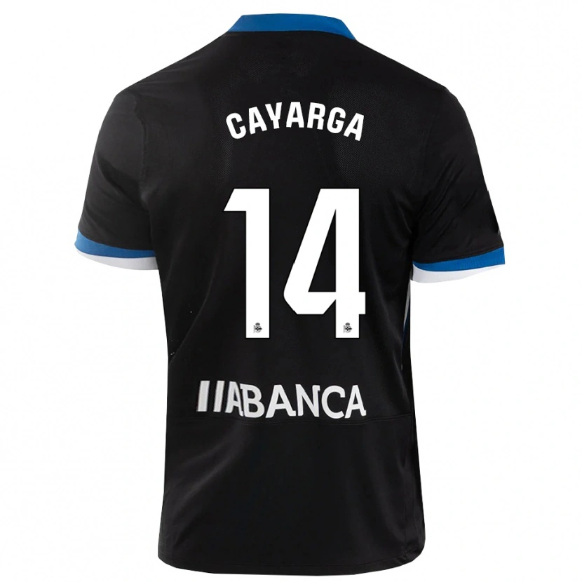 Danxen Kvinder Berto Cayarga #14 Sort Blå Hvid Udebane Spillertrøjer 2026/27 Trøje T-Shirt