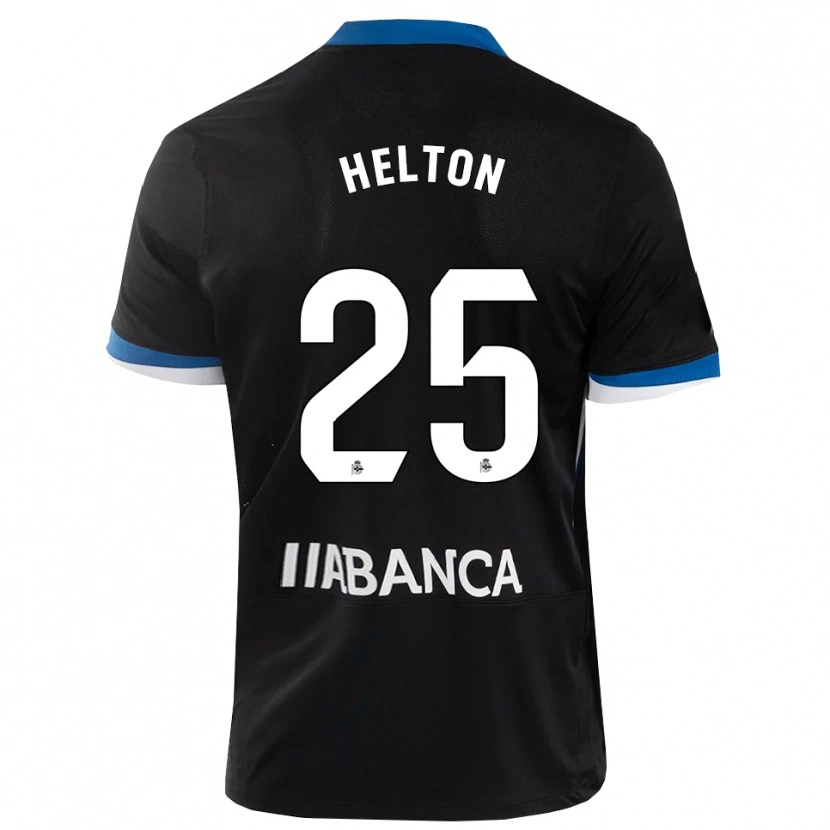Danxen Kvinder Helton Leite #25 Sort Blå Hvid Udebane Spillertrøjer 2026/27 Trøje T-Shirt