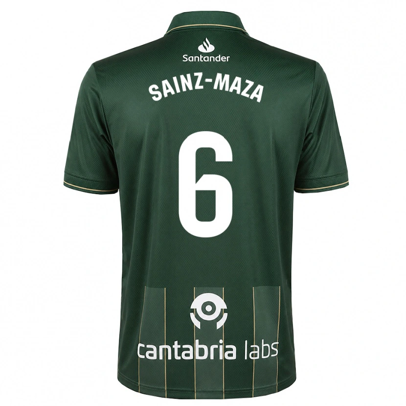Danxen Kvinder Íñigo Sainz-Maza #6 Mørk Skifergrå Hvid Udebane Spillertrøjer 2026/27 Trøje T-Shirt