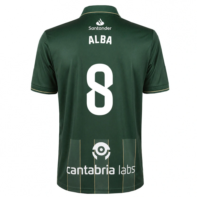 Danxen Kvinder Alba Luzuriaga Albelda #8 Mørk Skifergrå Hvid Udebane Spillertrøjer 2026/27 Trøje T-Shirt