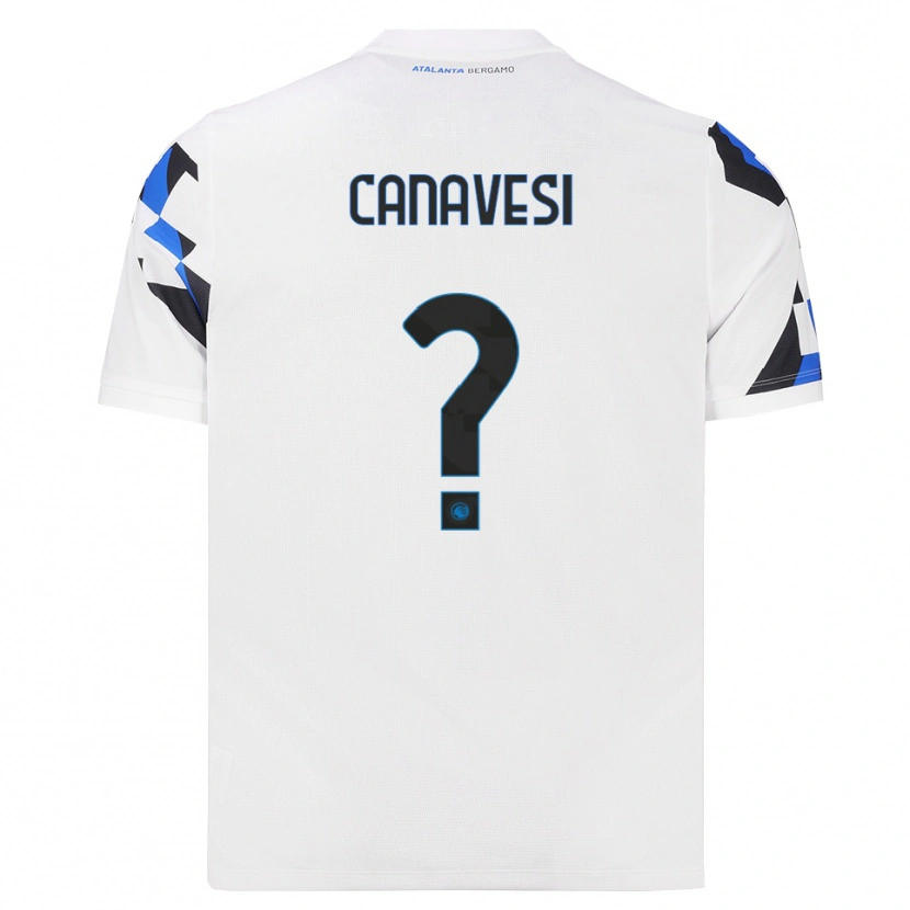 Danxen Kvinder Daniele Canavesi #0 Hvid Rød Blå Udebane Spillertrøjer 2026/27 Trøje T-Shirt