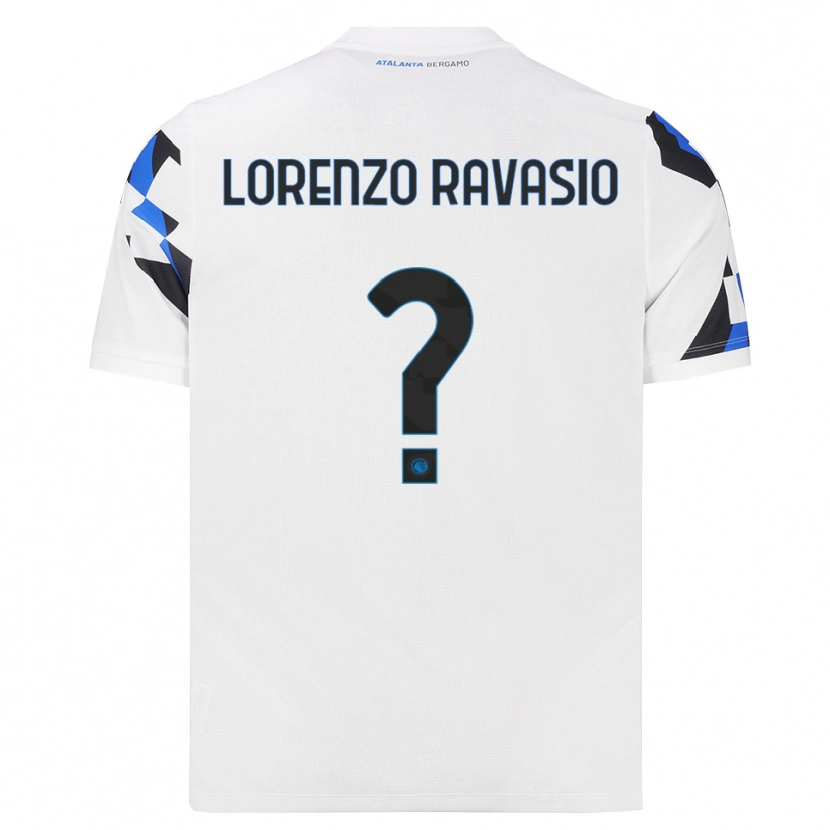 Danxen Kvinder Pietro Lorenzo Ravasio #0 Hvid Rød Blå Udebane Spillertrøjer 2026/27 Trøje T-Shirt
