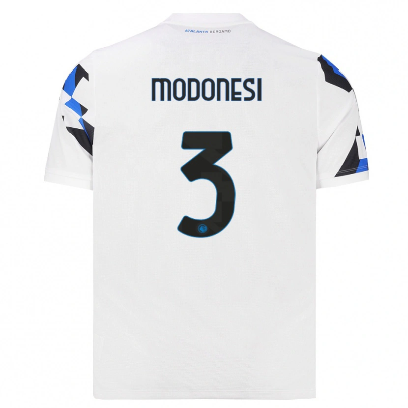 Danxen Kvinder Giorgio Modonesi #3 Hvid Rød Blå Udebane Spillertrøjer 2026/27 Trøje T-Shirt