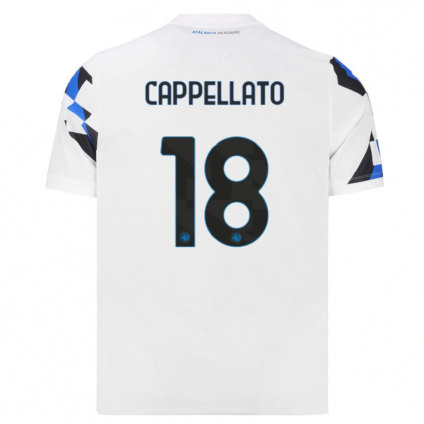 Danxen Kvinder Nicola Cappellato #18 Hvid Rød Blå Udebane Spillertrøjer 2026/27 Trøje T-Shirt