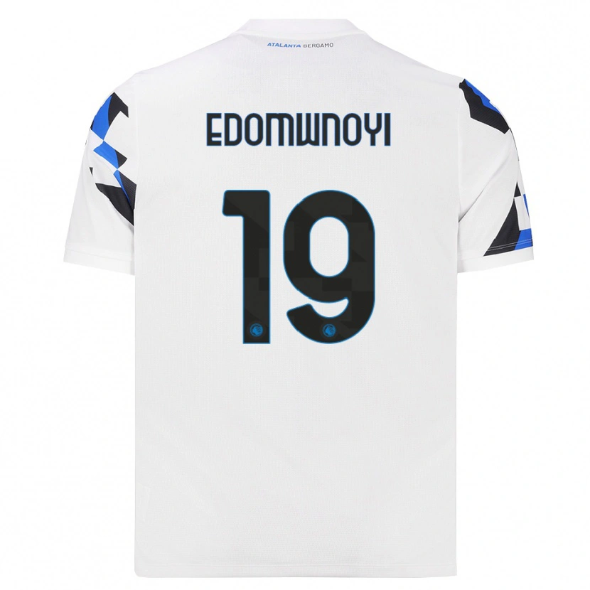 Danxen Kvinder Blessed Edomwnoyi #19 Hvid Rød Blå Udebane Spillertrøjer 2026/27 Trøje T-Shirt