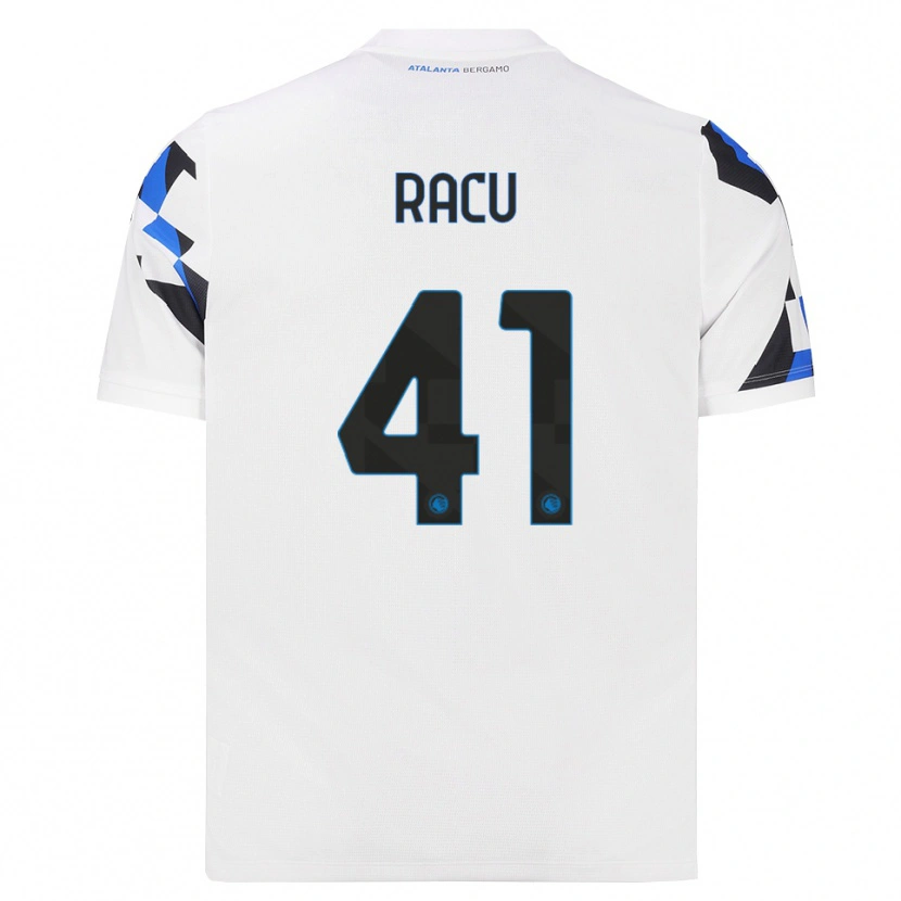 Danxen Kvinder Andrei Racu #41 Hvid Rød Blå Udebane Spillertrøjer 2026/27 Trøje T-Shirt
