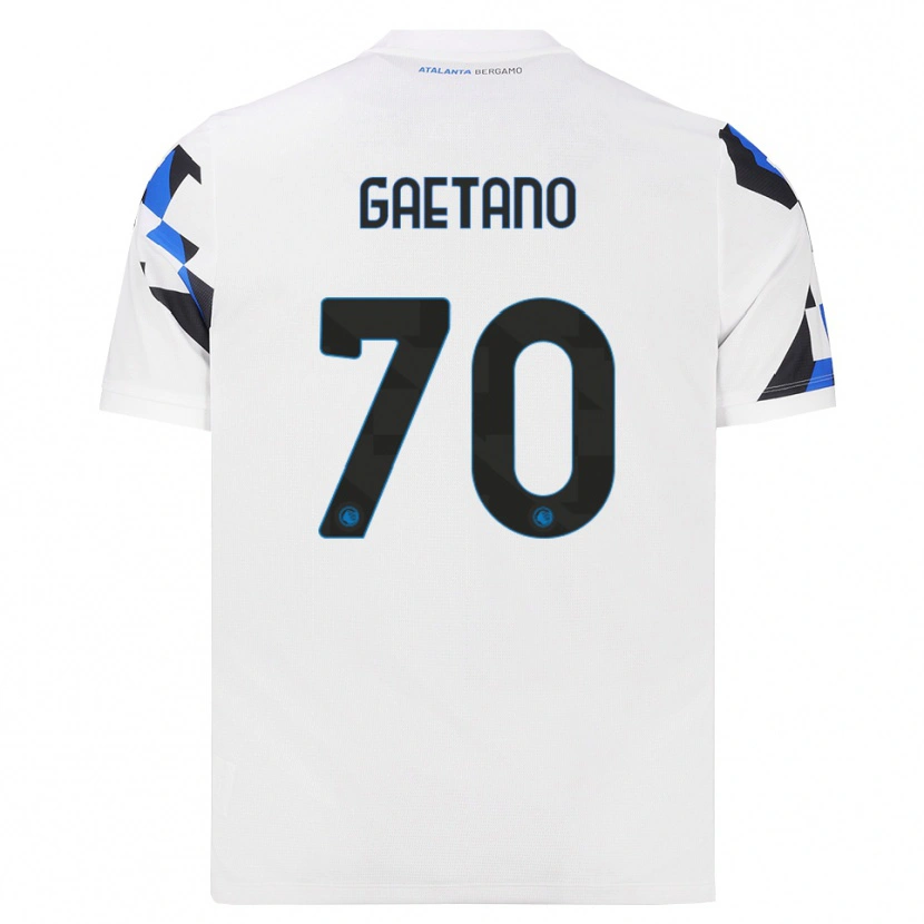 Danxen Kvinder Gianluca Gaetano #70 Hvid Rød Blå Udebane Spillertrøjer 2026/27 Trøje T-Shirt