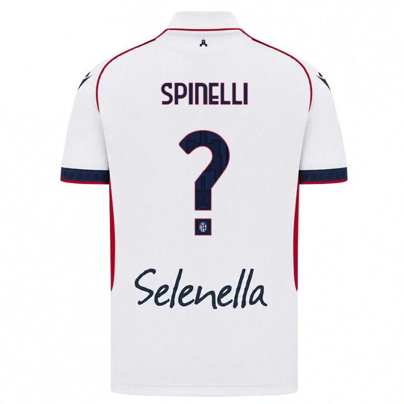 Danxen Kvinder Giorgia Spinelli #0 Hvid Rød Kongelig Blå Udebane Spillertrøjer 2026/27 Trøje T-Shirt