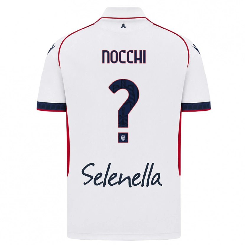 Danxen Kvinder Isotta Nocchi #0 Hvid Rød Kongelig Blå Udebane Spillertrøjer 2026/27 Trøje T-Shirt