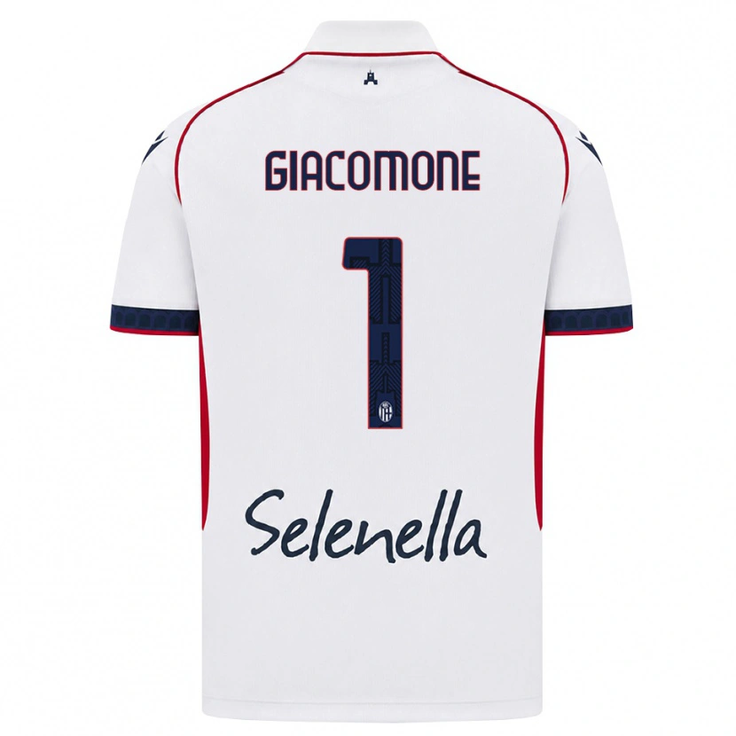 Danxen Kvinder Giacomo Giacomone #1 Hvid Rød Kongelig Blå Udebane Spillertrøjer 2026/27 Trøje T-Shirt