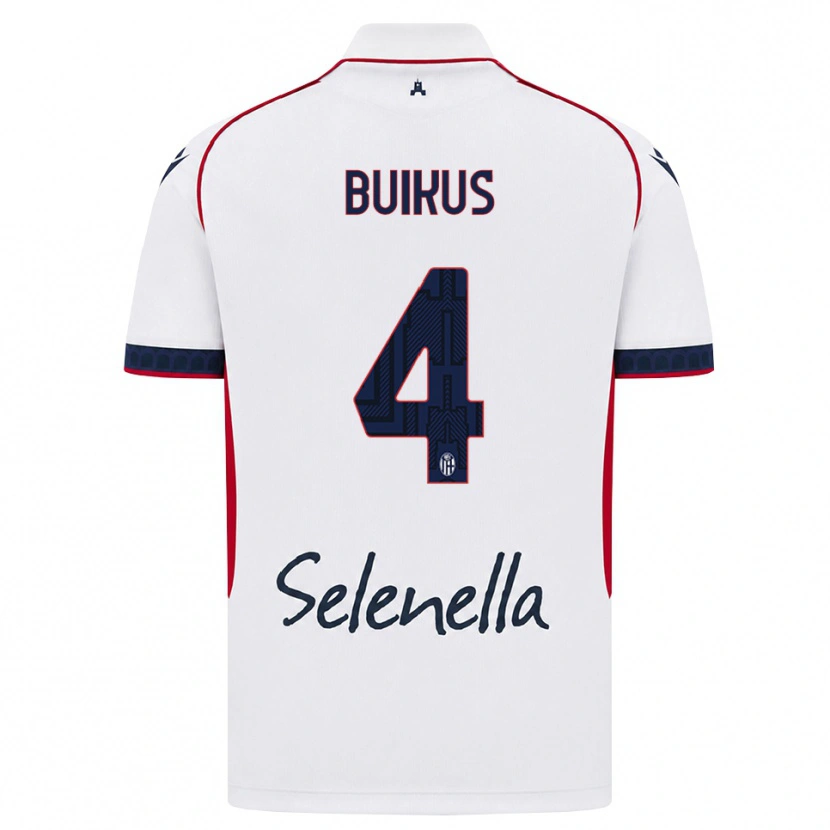 Danxen Kvinder Adomas Buikus #4 Hvid Rød Kongelig Blå Udebane Spillertrøjer 2026/27 Trøje T-Shirt