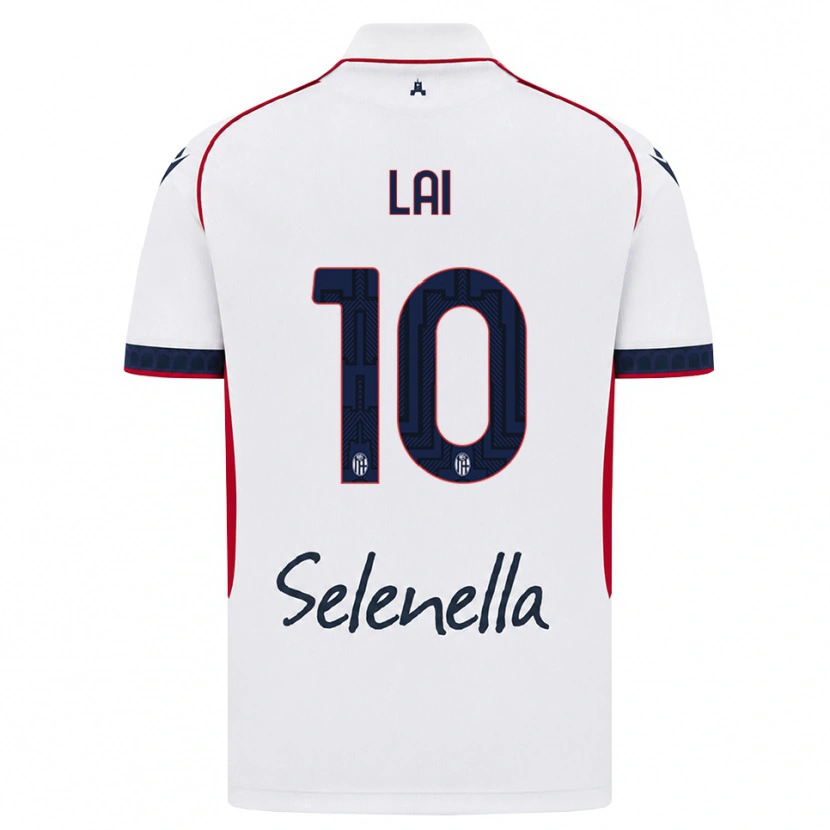Danxen Kvinder Luca Lai #10 Hvid Rød Kongelig Blå Udebane Spillertrøjer 2026/27 Trøje T-Shirt