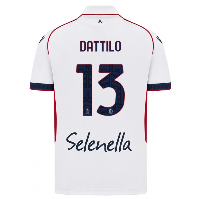 Danxen Kvinder Gabriel Dattilo #13 Hvid Rød Kongelig Blå Udebane Spillertrøjer 2026/27 Trøje T-Shirt