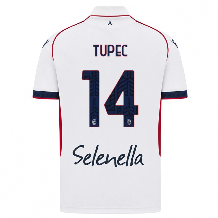 Danxen Kvinder Leos Tupec #14 Hvid Rød Kongelig Blå Udebane Spillertrøjer 2026/27 Trøje T-Shirt