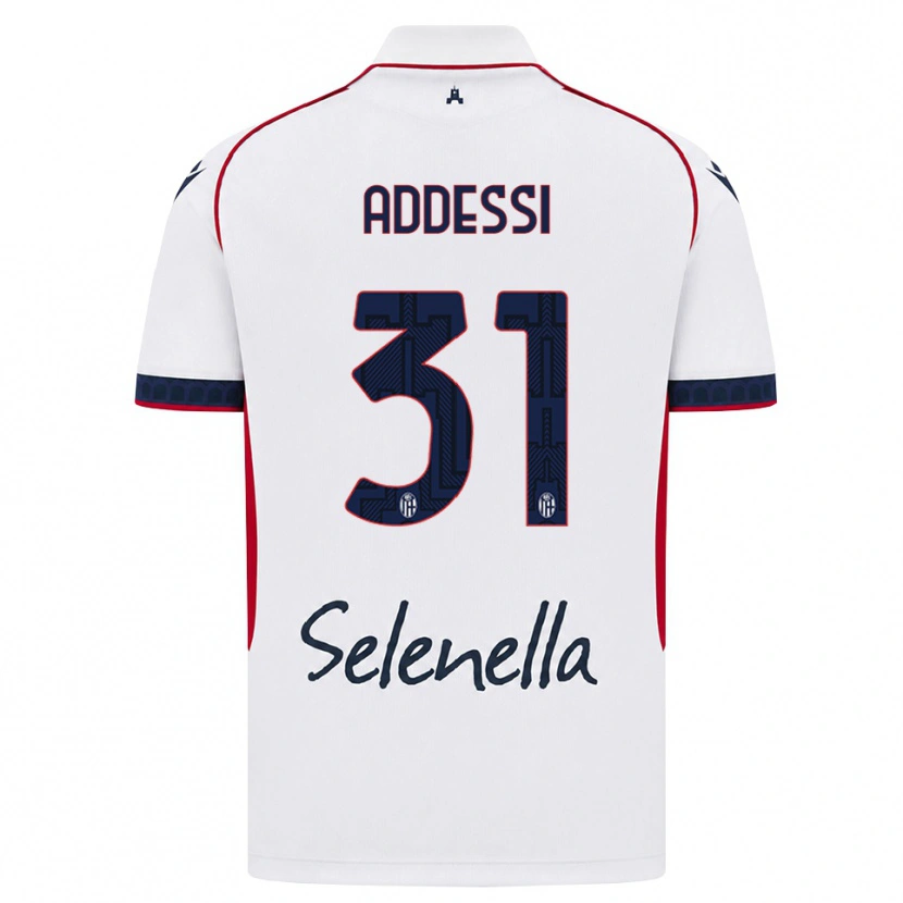Danxen Kvinder Simone Addessi #31 Hvid Rød Kongelig Blå Udebane Spillertrøjer 2026/27 Trøje T-Shirt