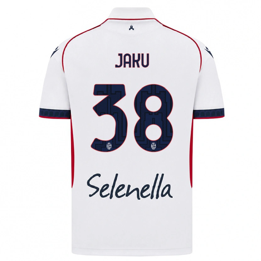 Danxen Kvinder Jordi Jaku #38 Hvid Rød Kongelig Blå Udebane Spillertrøjer 2026/27 Trøje T-Shirt