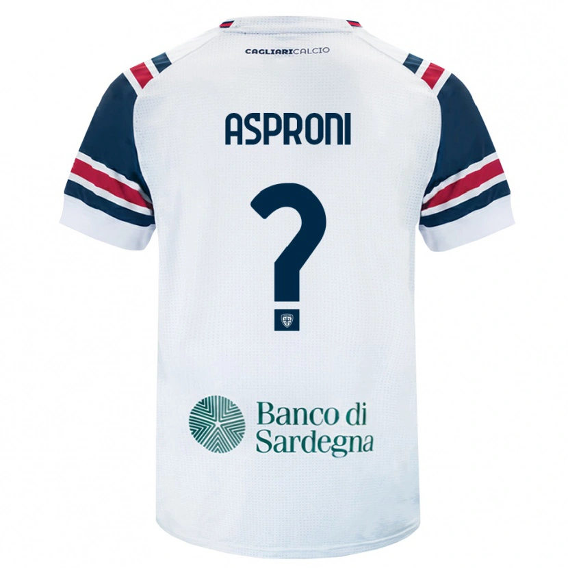 Danxen Kvinder Luca Asproni #0 Hvid Rød Grøn Udebane Spillertrøjer 2026/27 Trøje T-Shirt