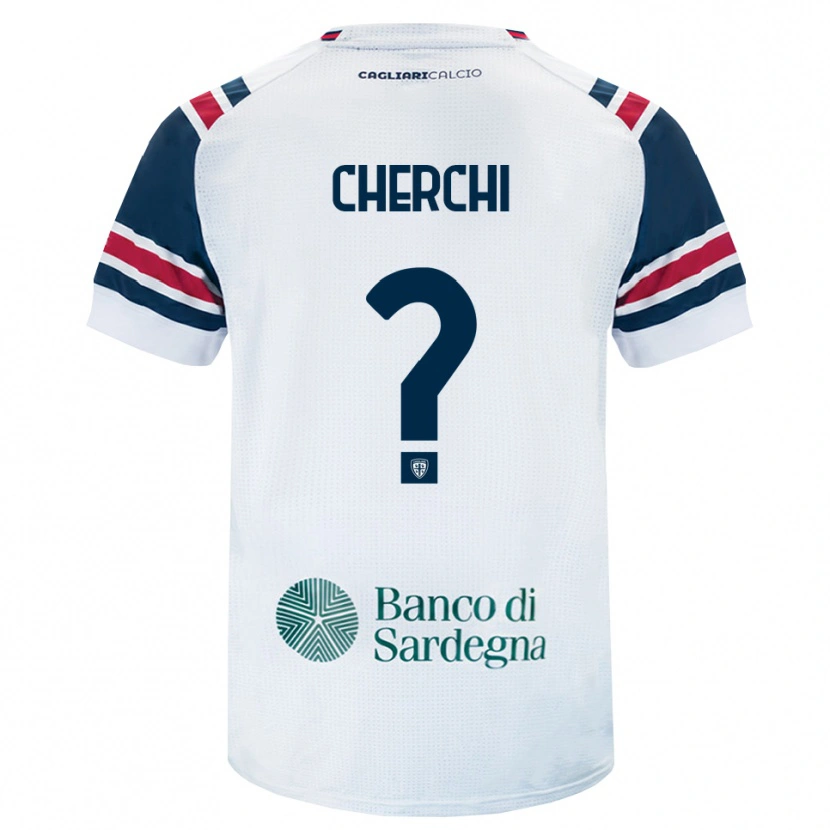 Danxen Kvinder Filippo Cherchi #0 Hvid Rød Grøn Udebane Spillertrøjer 2026/27 Trøje T-Shirt