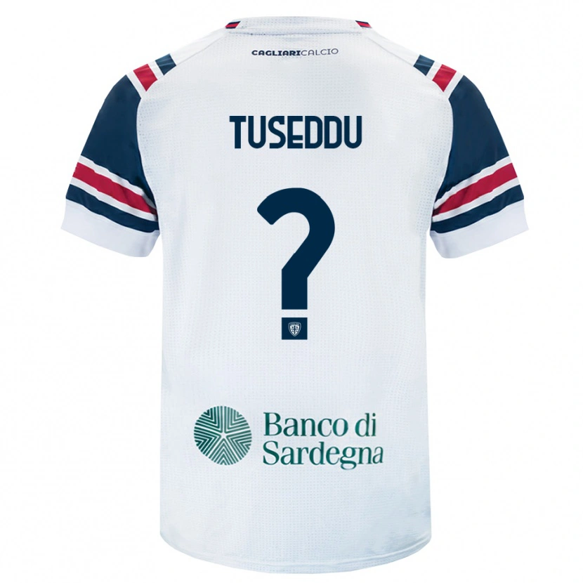 Danxen Kvinder Alessio Tuseddu #0 Hvid Rød Grøn Udebane Spillertrøjer 2026/27 Trøje T-Shirt