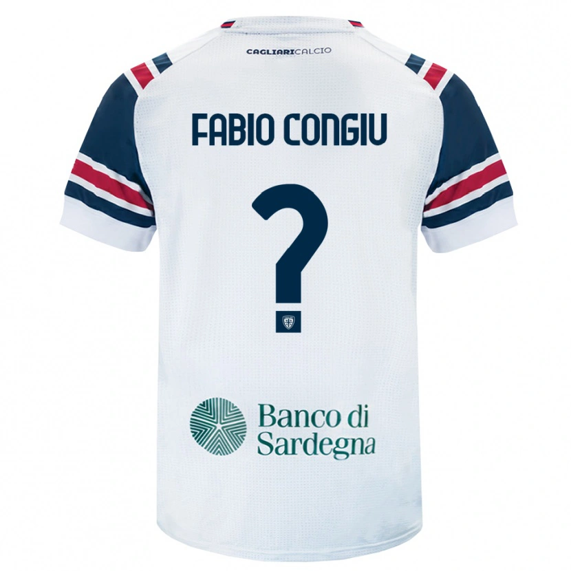 Danxen Kvinder Fabio Congiu #0 Hvid Rød Grøn Udebane Spillertrøjer 2026/27 Trøje T-Shirt
