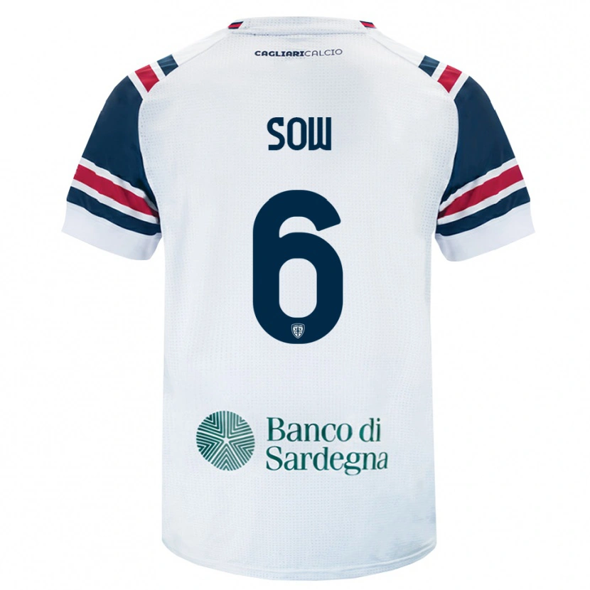 Danxen Kvinder Mouhamed Sow #6 Hvid Rød Grøn Udebane Spillertrøjer 2026/27 Trøje T-Shirt