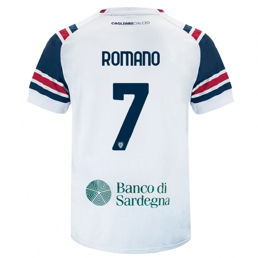 Danxen Kvinder Antonio Romano #7 Hvid Rød Grøn Udebane Spillertrøjer 2026/27 Trøje T-Shirt