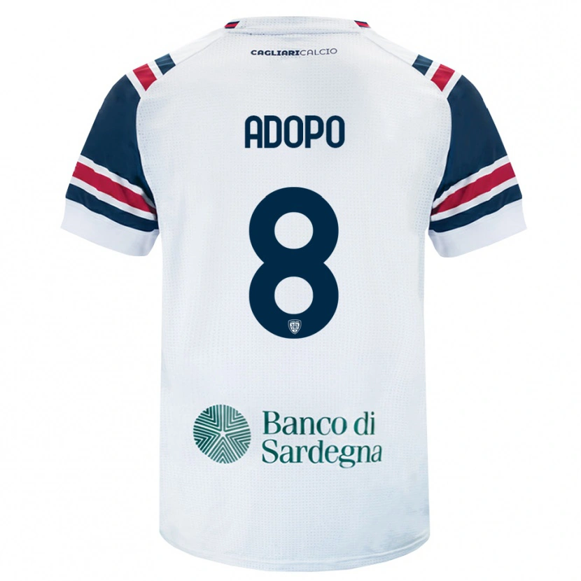 Danxen Kvinder Michel Adopo #8 Hvid Rød Grøn Udebane Spillertrøjer 2026/27 Trøje T-Shirt