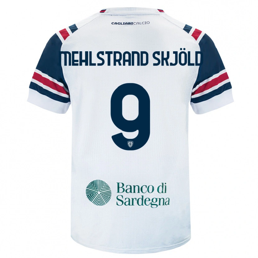 Danxen Kvinder William Mehlstrand Skjöld #9 Hvid Rød Grøn Udebane Spillertrøjer 2026/27 Trøje T-Shirt