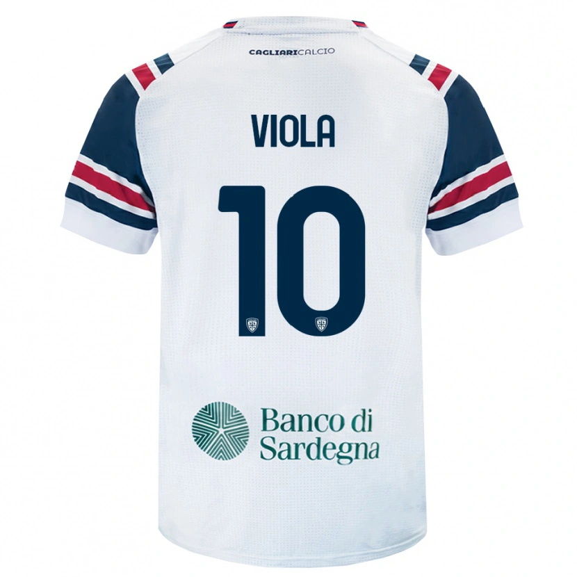 Danxen Kvinder Nicolas Viola #10 Hvid Rød Grøn Udebane Spillertrøjer 2026/27 Trøje T-Shirt