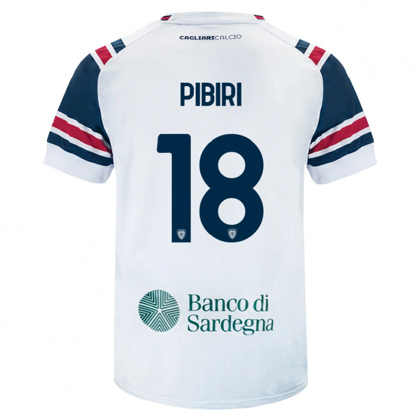 Danxen Kvinder Andrea Pibiri #18 Hvid Rød Grøn Udebane Spillertrøjer 2026/27 Trøje T-Shirt