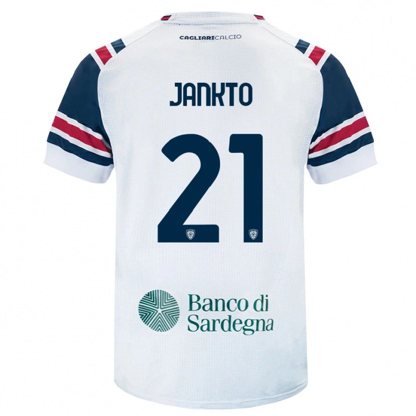 Danxen Kvinder Jakub Jankto #21 Hvid Rød Grøn Udebane Spillertrøjer 2026/27 Trøje T-Shirt