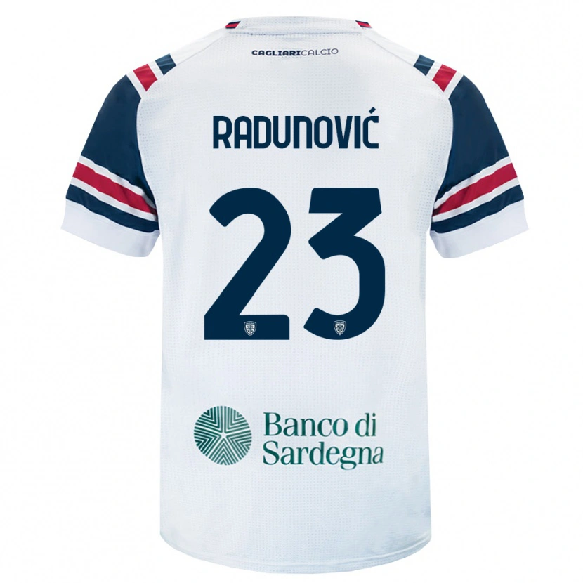 Danxen Kvinder Boris Radunović #23 Hvid Rød Grøn Udebane Spillertrøjer 2026/27 Trøje T-Shirt
