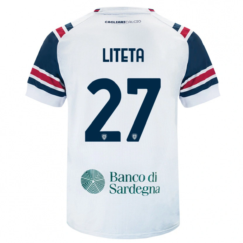 Danxen Kvinder Joseph Liteta #27 Hvid Rød Grøn Udebane Spillertrøjer 2026/27 Trøje T-Shirt
