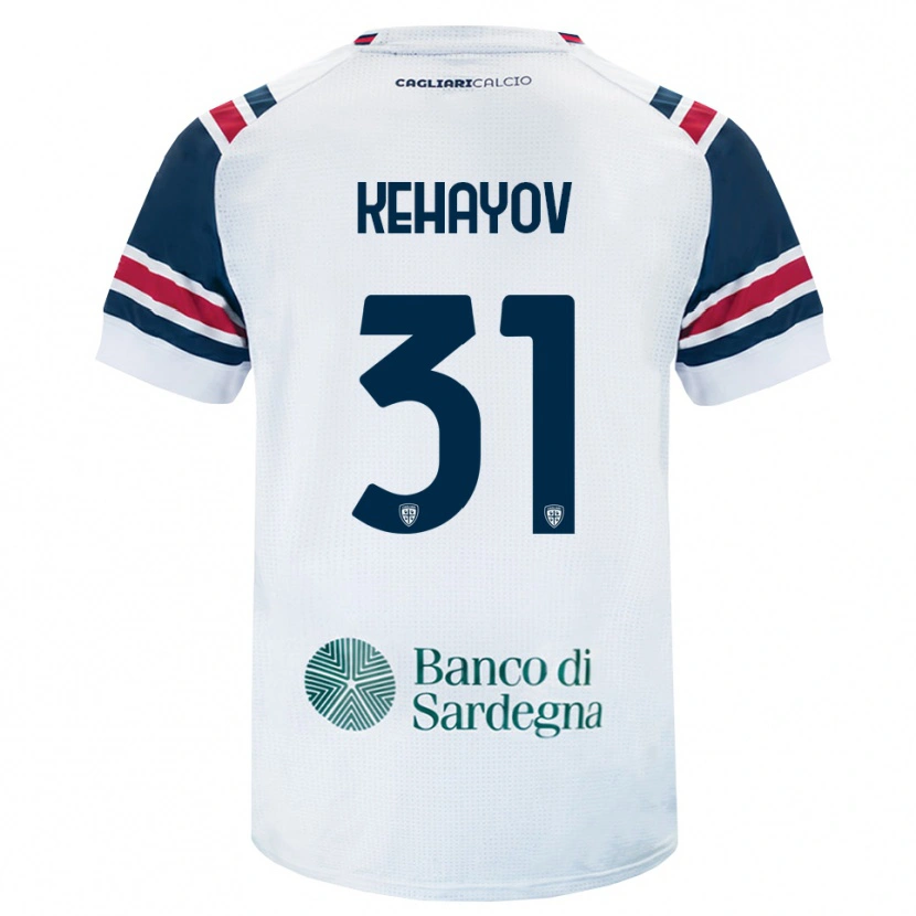 Danxen Kvinder Atanas Kehayov #31 Hvid Rød Grøn Udebane Spillertrøjer 2026/27 Trøje T-Shirt